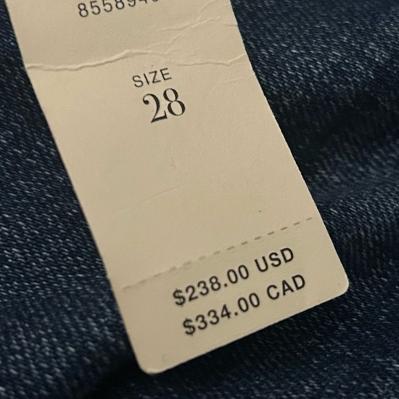 Mother The Insider Crop Step Fray Jeans in Color Sake to Me, Size 28. - Picture 3 of 10